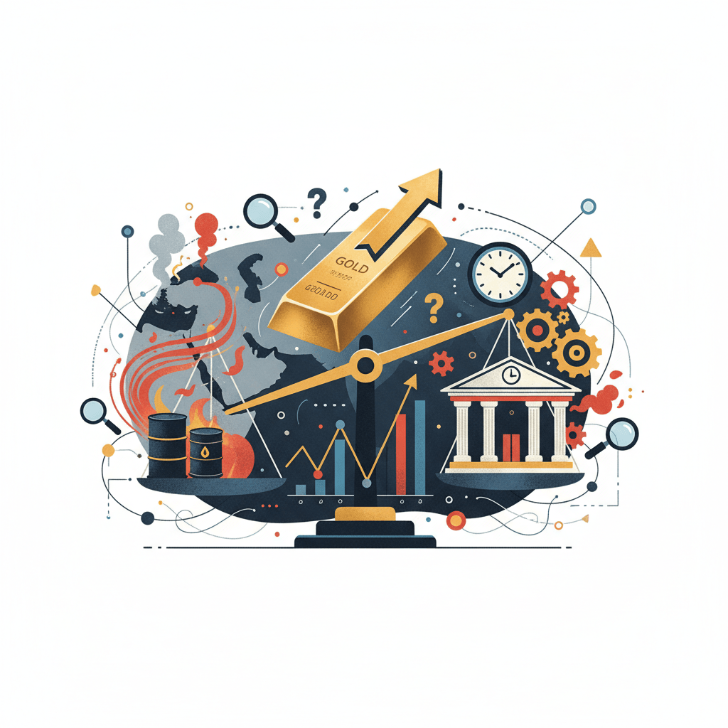 Gold Prices Fluctuate Amid Middle East Tensions and Central Bank Decisions