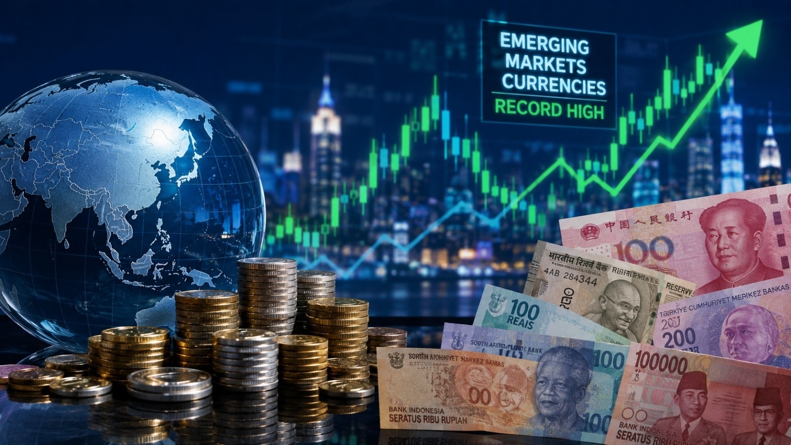 ارتفاع عملات الأسواق الناشئة ai
