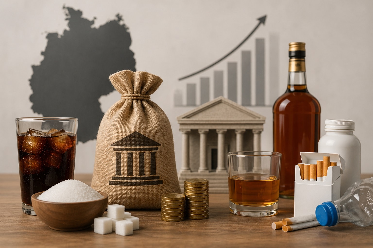 ألمانيا تتجه لفرض رسم على السكر ورفع ضرائب الكحول والتبغ ضمن موازنة 2027 لتعزيز الإيرادات العامة(AI)