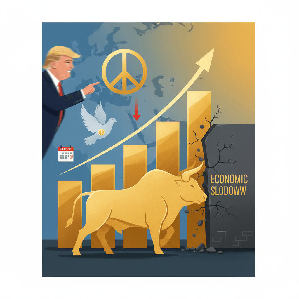 Gold Prices Rise Amid Shifting Economic Concerns After Trump Hints at Iran War Resolution