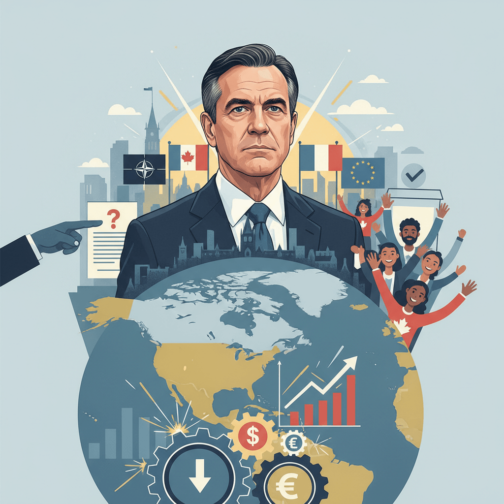 As Economic Challenges Mount, Canada's Carney Looks Abroad for Support