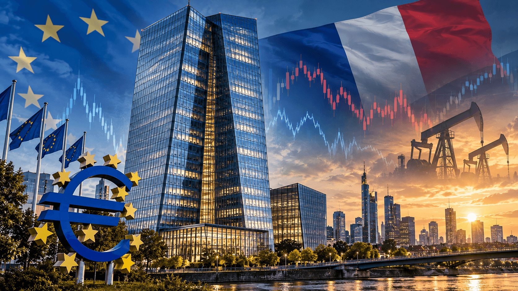 البنك المركزي الأوروبي بين ضغوط التضخم وأزمة السندات الفرنسية-ai