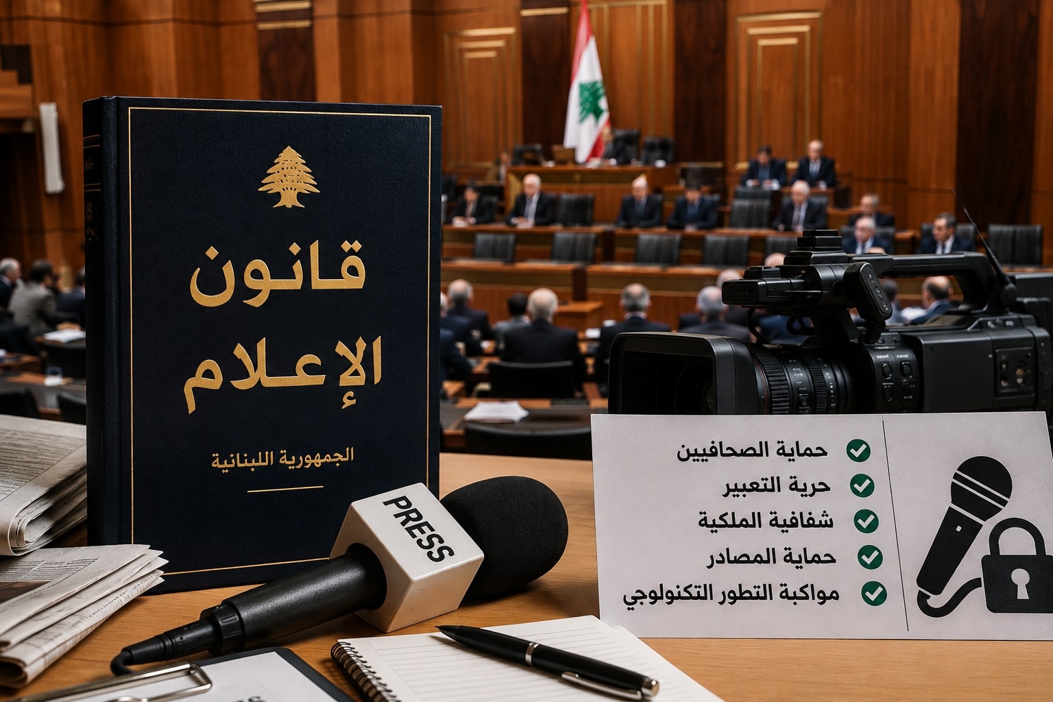 سكايز يرحّب بالقانون كإطار إصلاحي لحماية الصحافيين وحرّية التعبير، ويدعو إلى معالجة الثغرات المتبقية وفي مقدّمها المادة 104AI