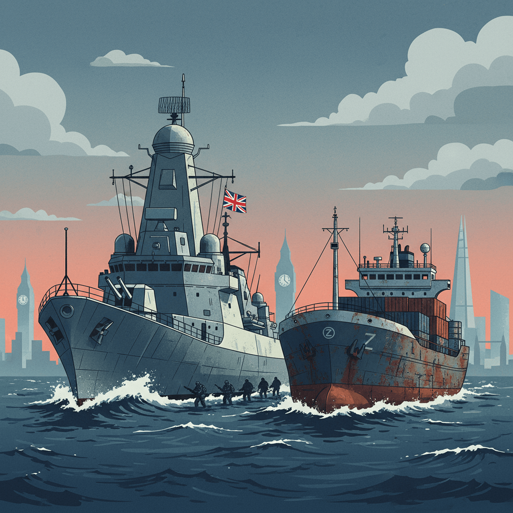 UK Authorizes Military Action Against Sanctioned Russian Vessels in Its Waters