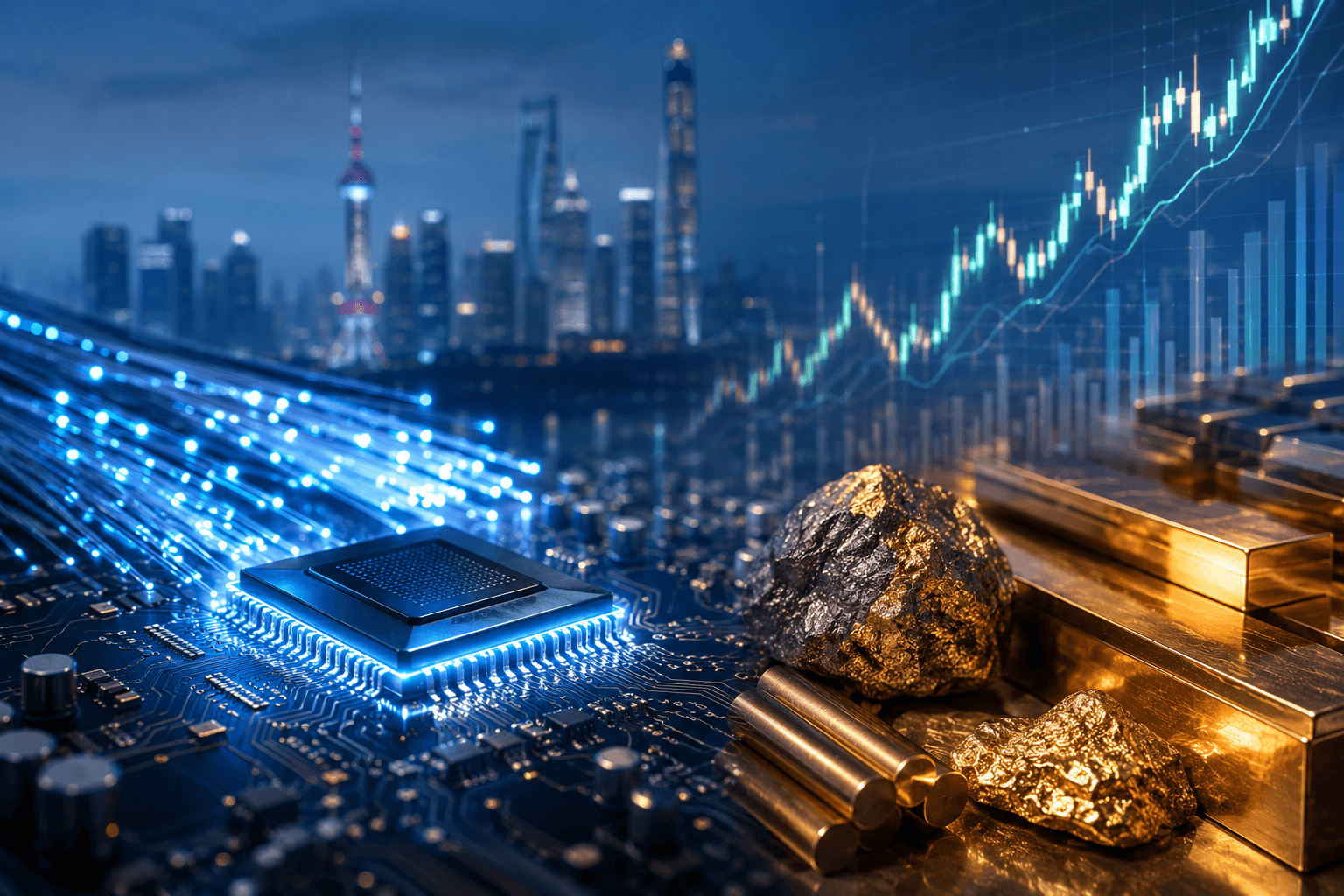 (ai)الأسهم الصينية تصعد بدعم من طفرة الذكاء الاصطناعي وتوقعات إنفيديا