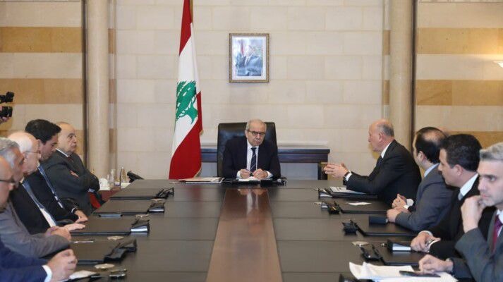 خلال إجتماع في السراي الحكومي (وطنية)