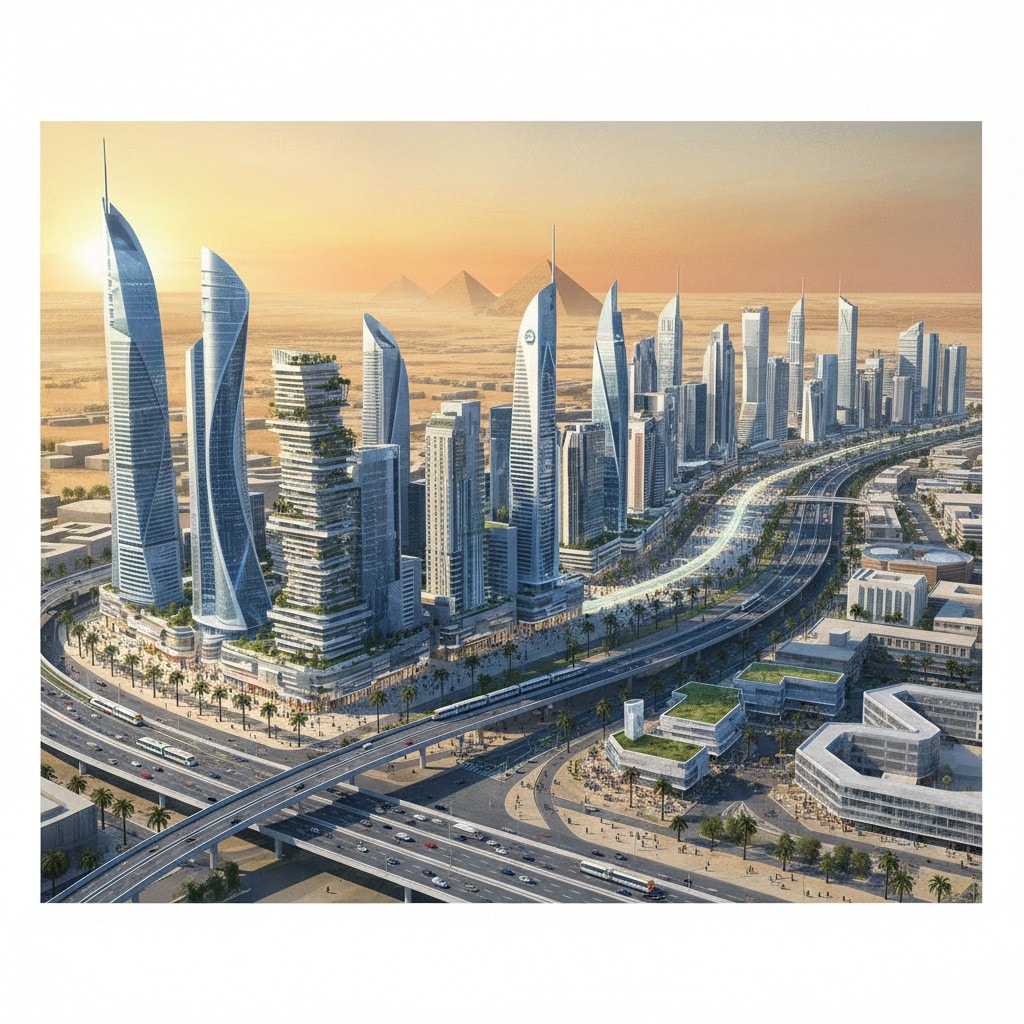 Talaat Moustafa Group Announces Massive "Spine" City Project Outside Cairo