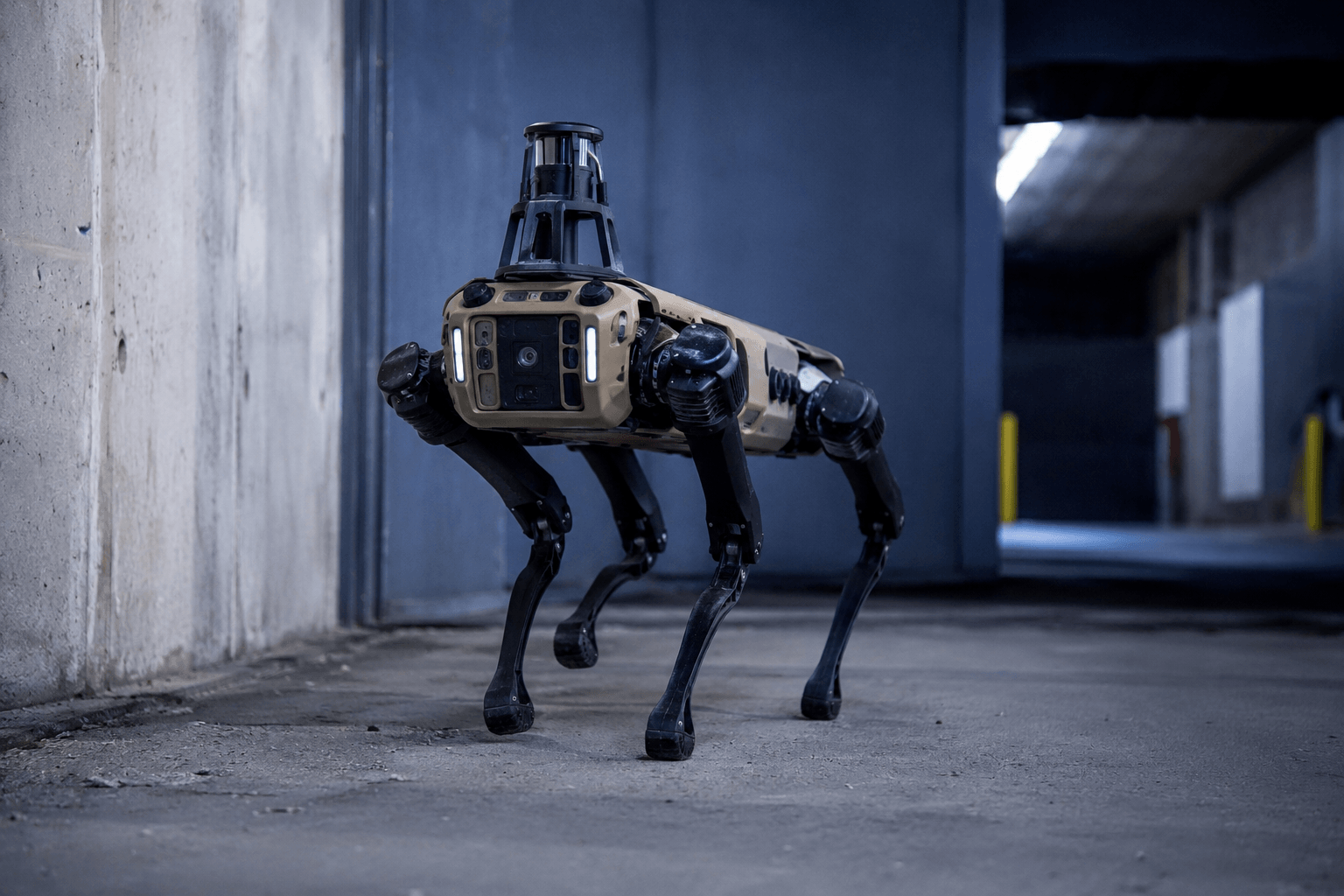 (ai)روبوتات رباعية الأرجل لتعزيز مهام الهجرة والأمن الأمريكية