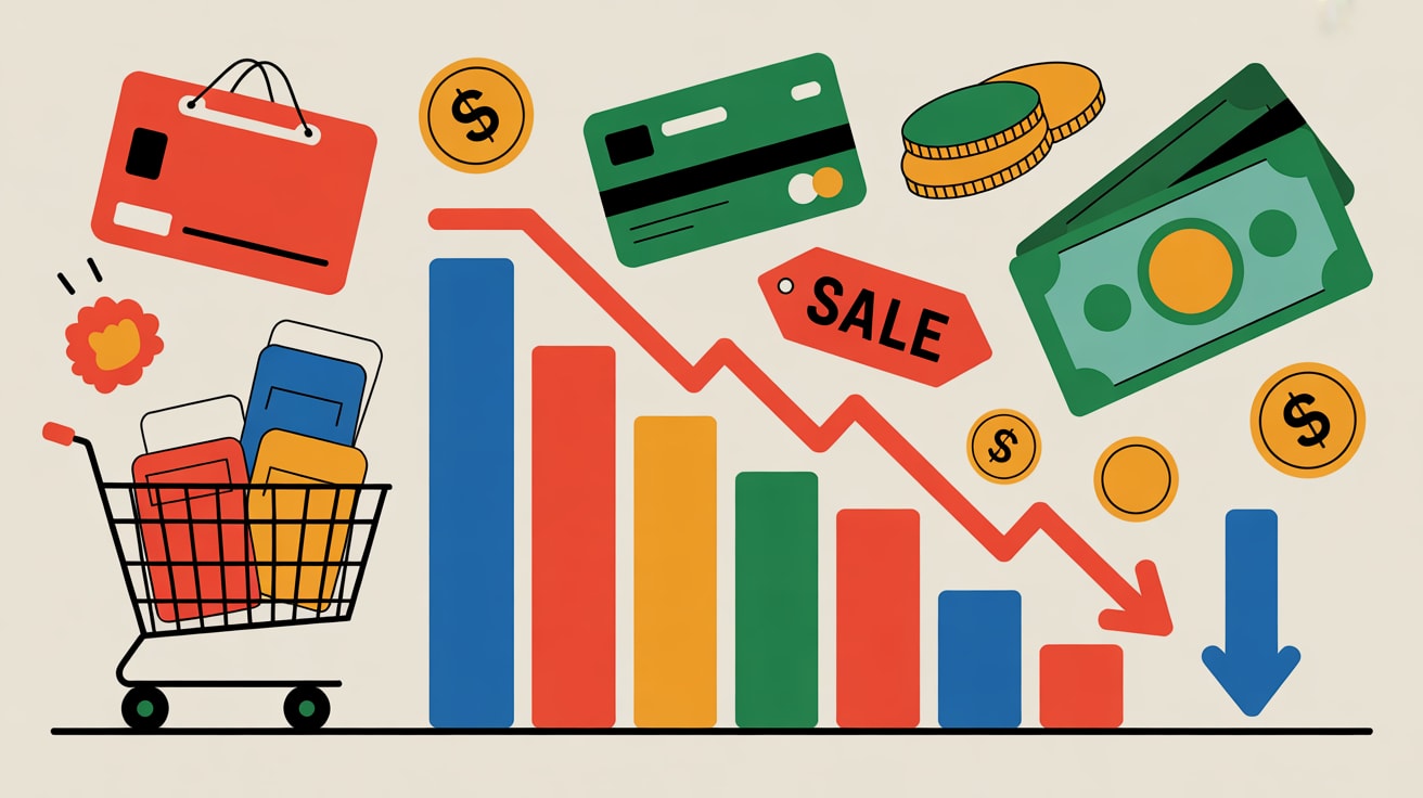 تراجع مبيعات التجزئة البريطانية (Ai)