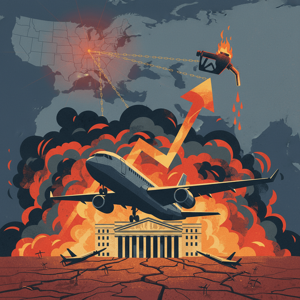 Deutsche Bank Warns of 'Existential Threat' to US Airlines Amidst Fuel Price Surge