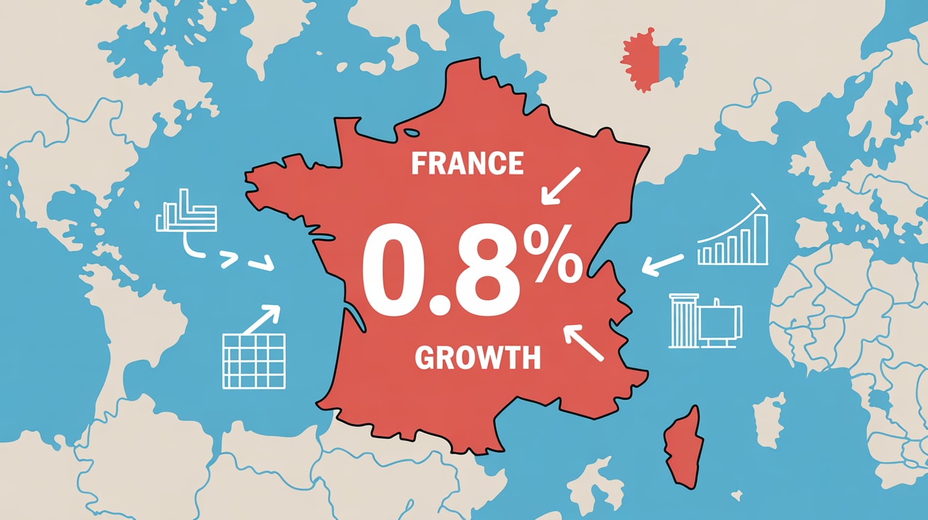 فرنسا تتجه لنمو 0.8% (Ai)