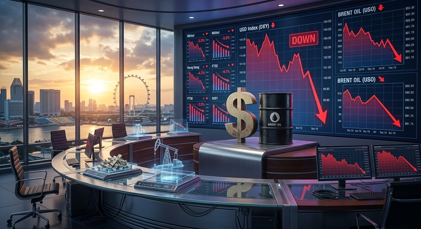 تراجع الدولار والنفط ai