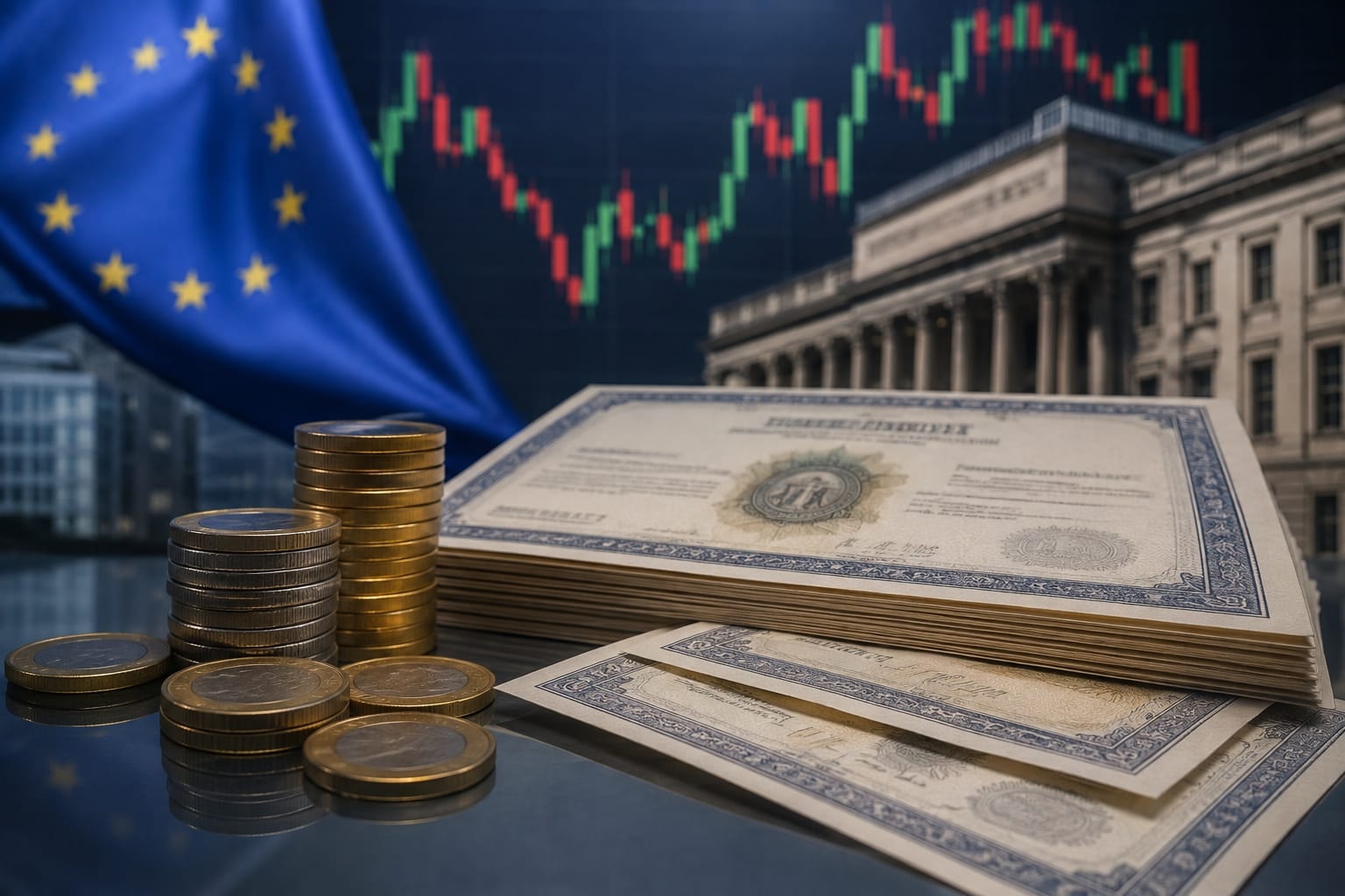 عوائد السندات الأوروبية تستقر ai