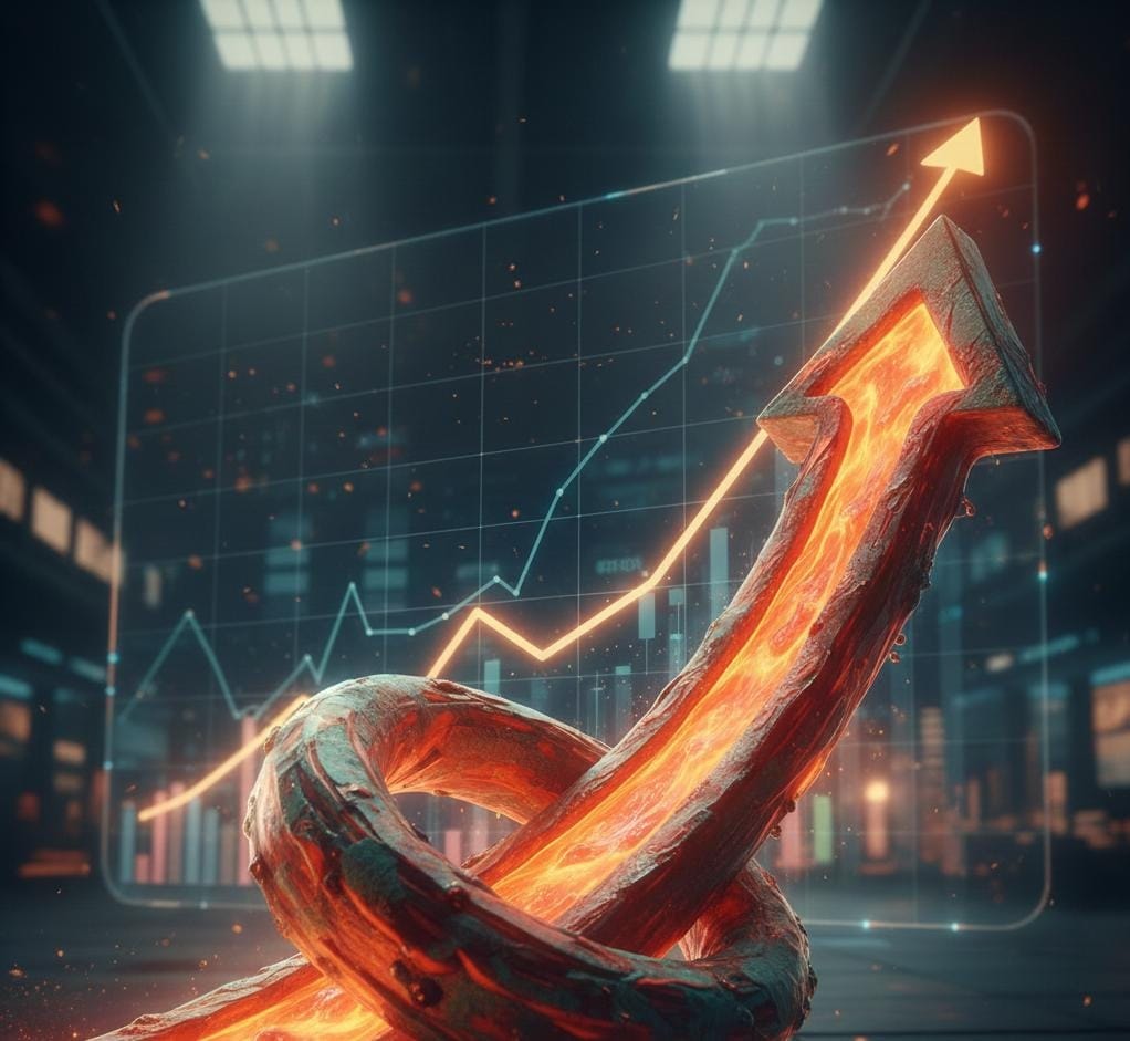 النحاس يواصل صعوده  (Ai)