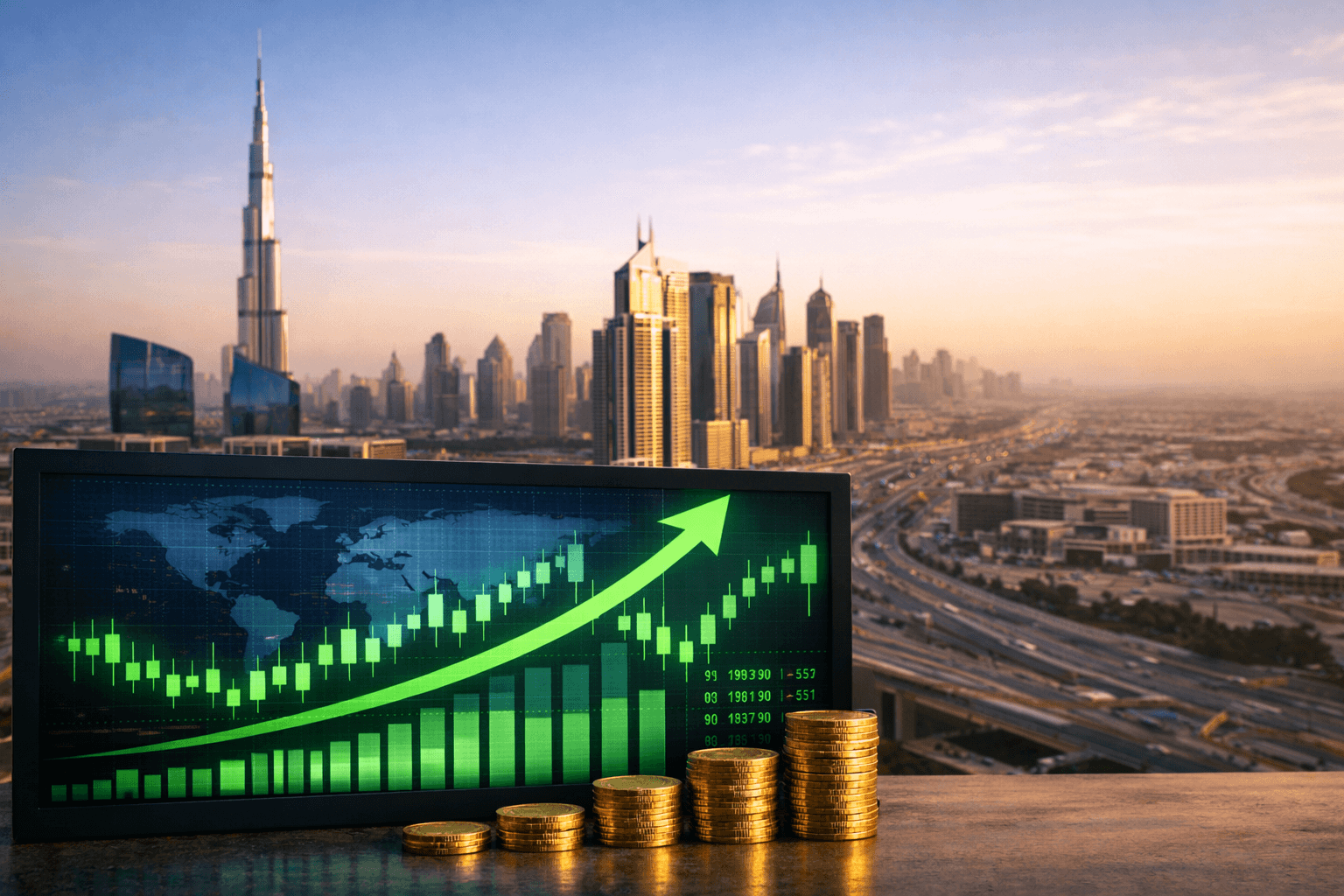 أداء قياسي لأسهم العقارات في دبي ai