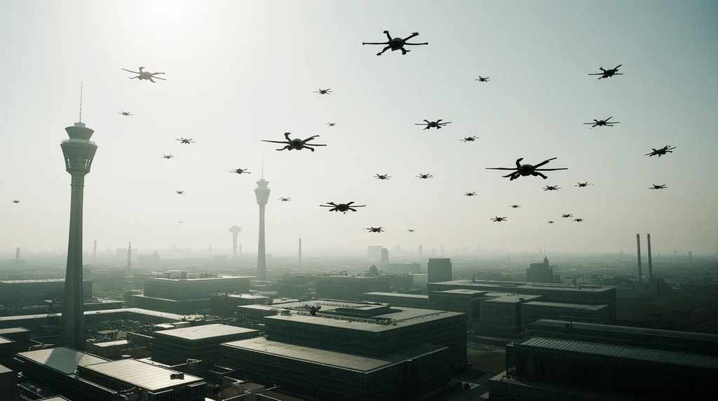 طائرات بدون طيار تخترق مطار ألمانيا (ai)