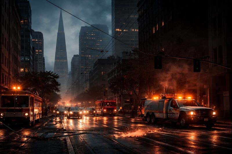 إنقطاع الكهرباء في سان فرانسيسكو