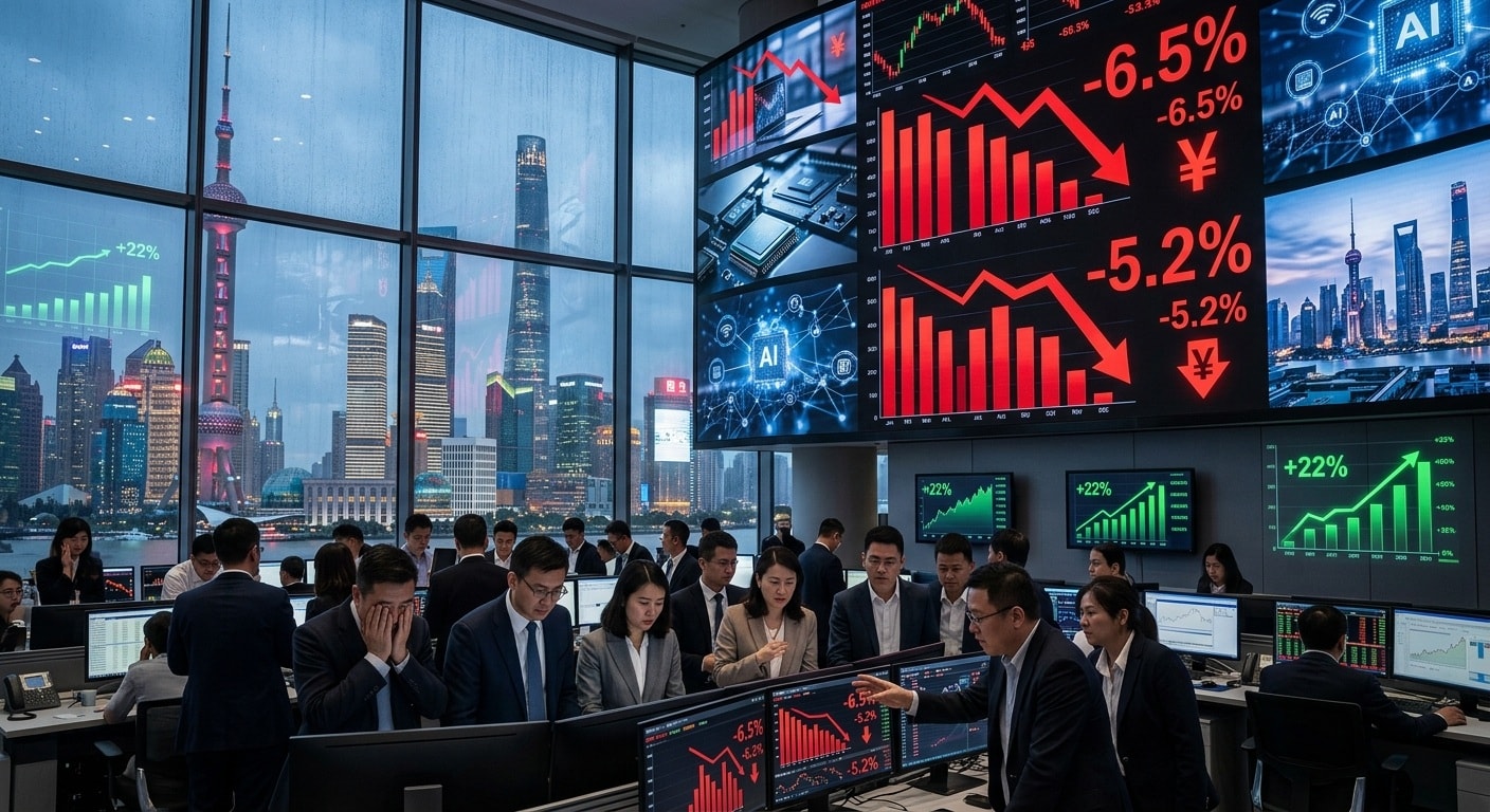 أرباح قياسية لا تنقذ الأسهم الصينية من التراجع ai