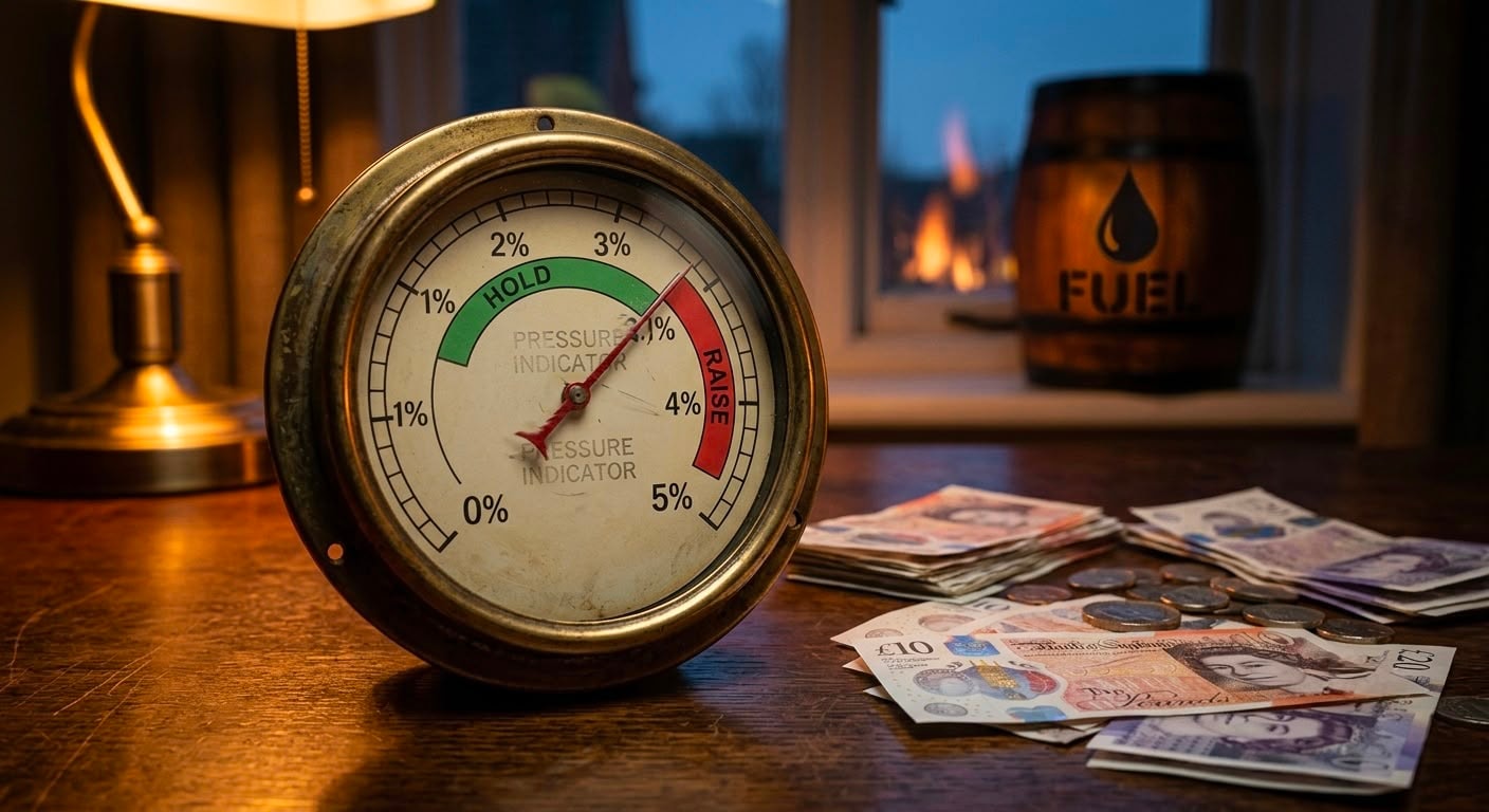 مؤشر يتأرجح بين “الإبقاء” و”الرفع” بجانب أوراق إسترلينية ai