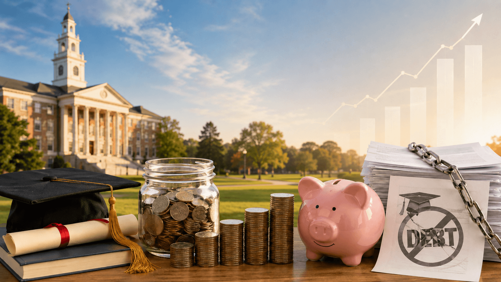 ارتفاع تكاليف الجامعات يدفع الأهالي الأميركيين للادخار لتجنيب أبنائهم الديون 