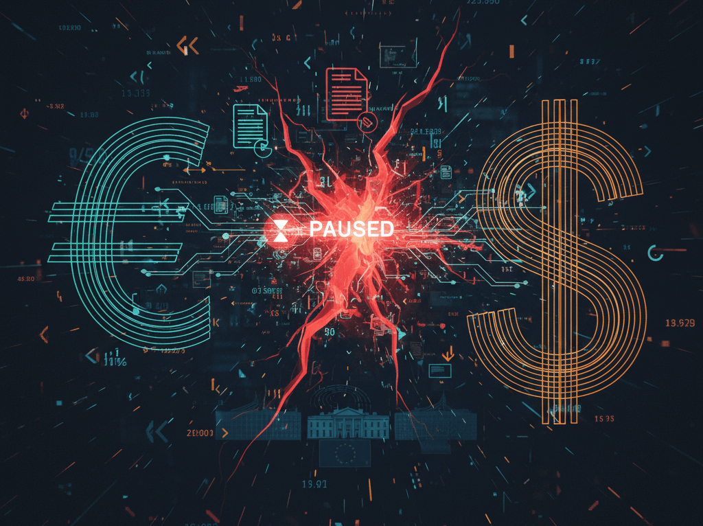 تجميد اتفاقية التجارة بين الاتحاد الأوروبي وأميركا AI