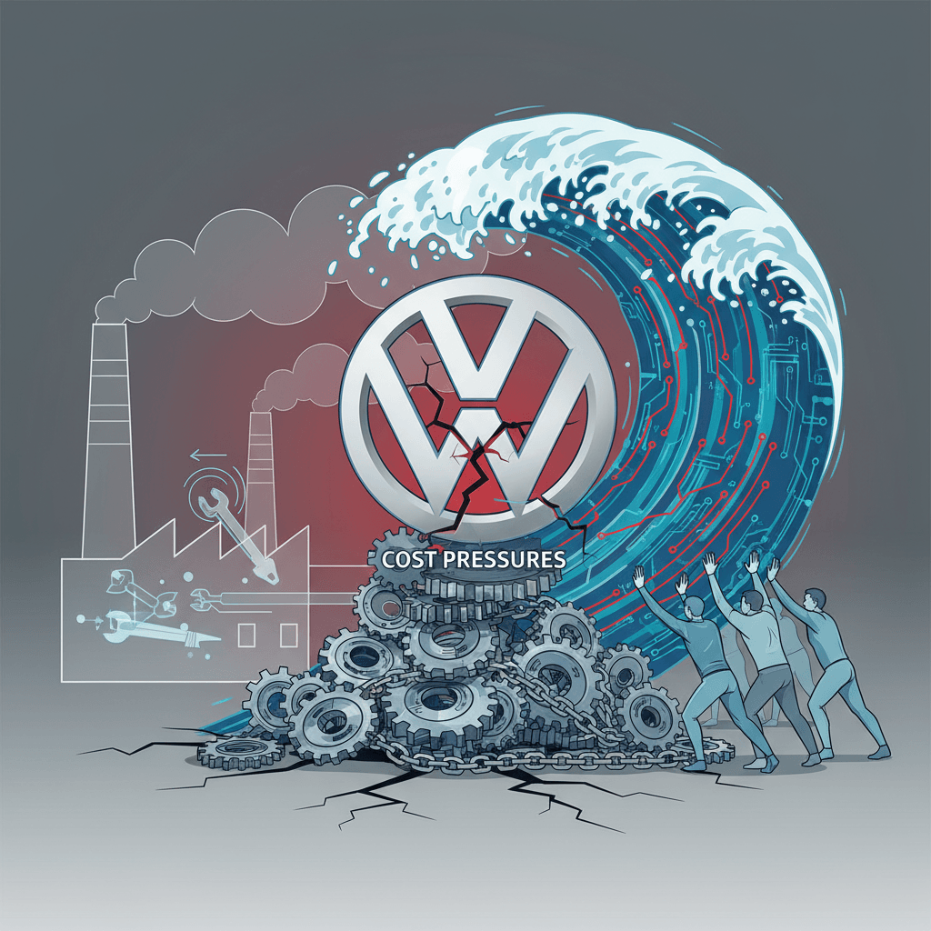 Volkswagen's Profitability Threatened by Chinese EV Surge, Cost Pressures