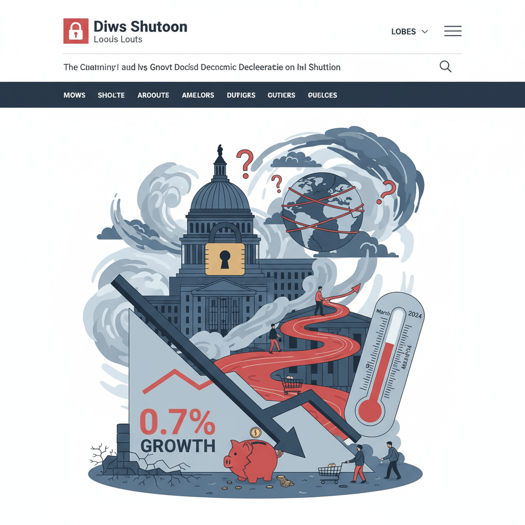 US Economic Growth Slows Amidst Government Shutdown and Global Uncertainty