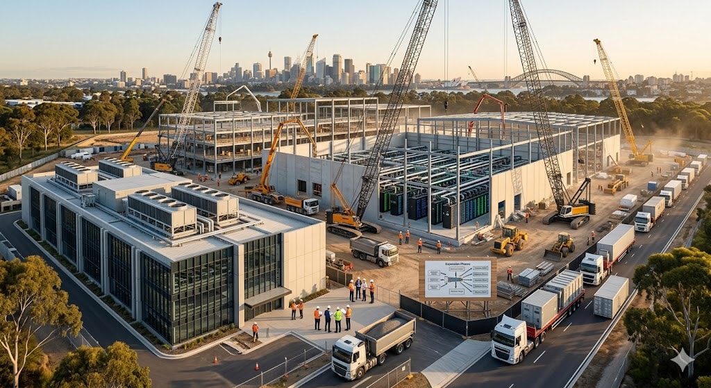 شركة تشغيل مراكز بيانات_صورة مولدة عبر الذكاء الاصطناعي