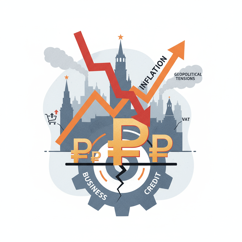 Russian Central Bank Cuts Key Rate Amid Inflation Concerns