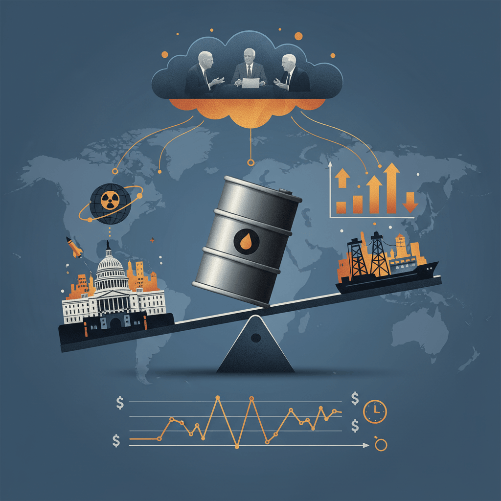 Oil Prices Waver Amid US-Iran Nuclear Talks and Geopolitical Tensions