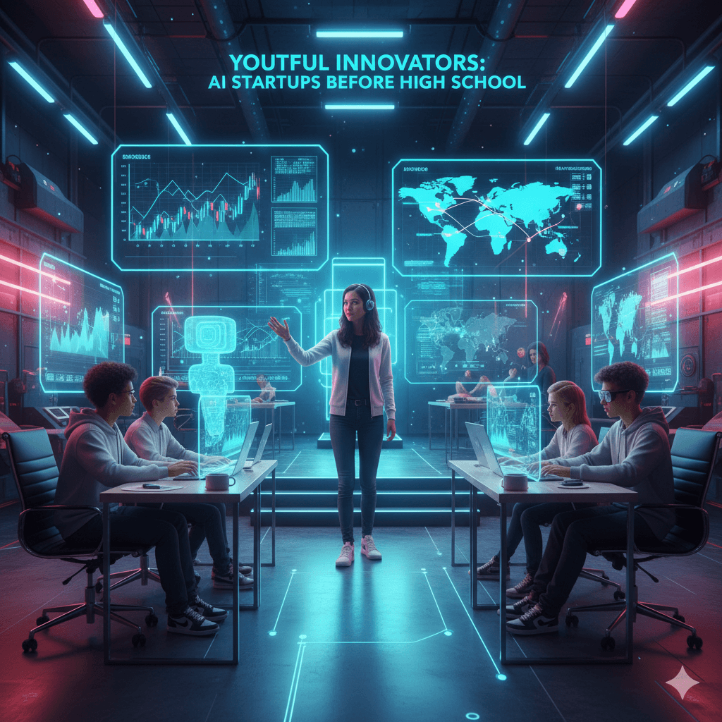 مراهقون يؤسسون شركاتهم (Ai)