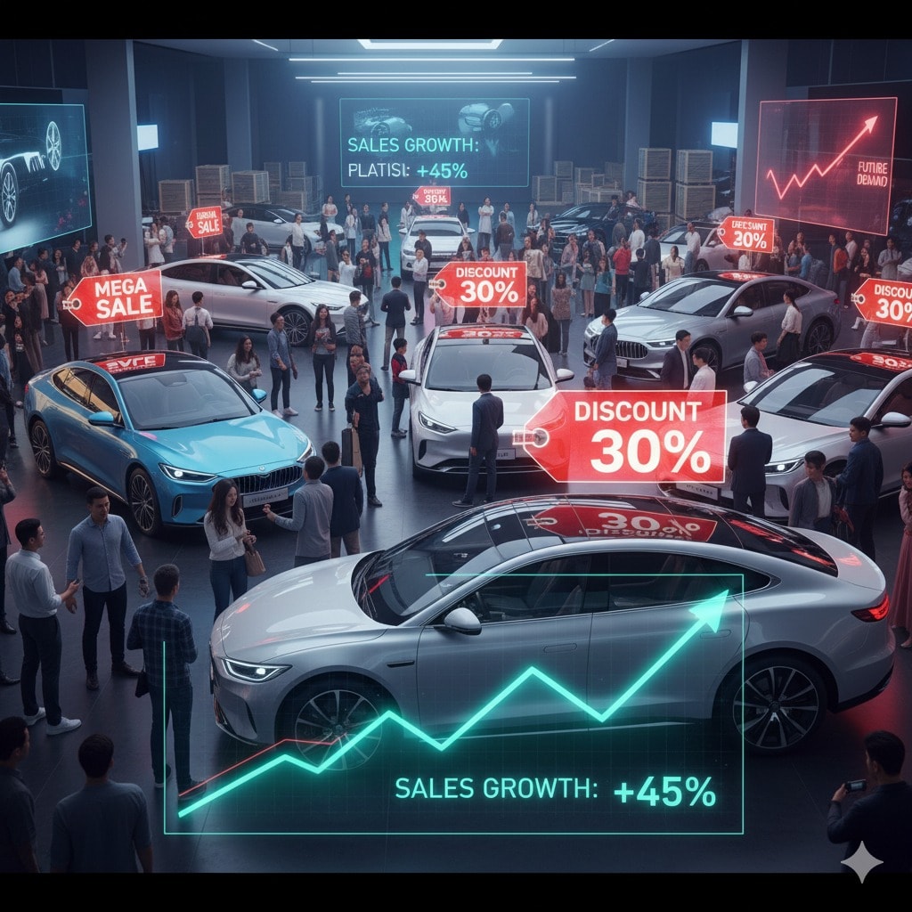 الصين تشعل حرب أسعار السيارات الكهربائية (Ai)