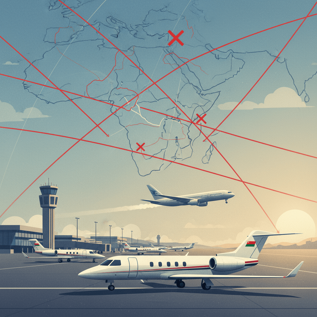 Oman Restricts Private Jet Traffic as Gulf Region Grapples with Airspace Disruptions