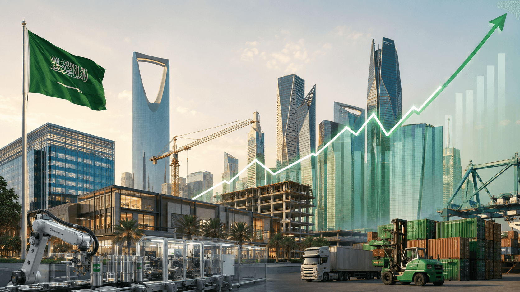 ارتفاع نشاط الأعمال في السعودية خلال أغسطس بدعم من زيادة الإنتاج 
