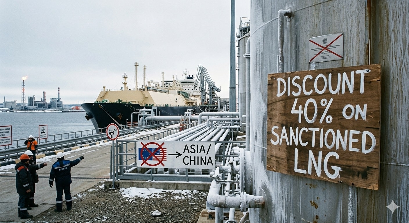 روسيا تعرض غاز طبيعي مسال مخفض بقيمة 40%_صورة مولدة عبر الذكاء الاصطناعي