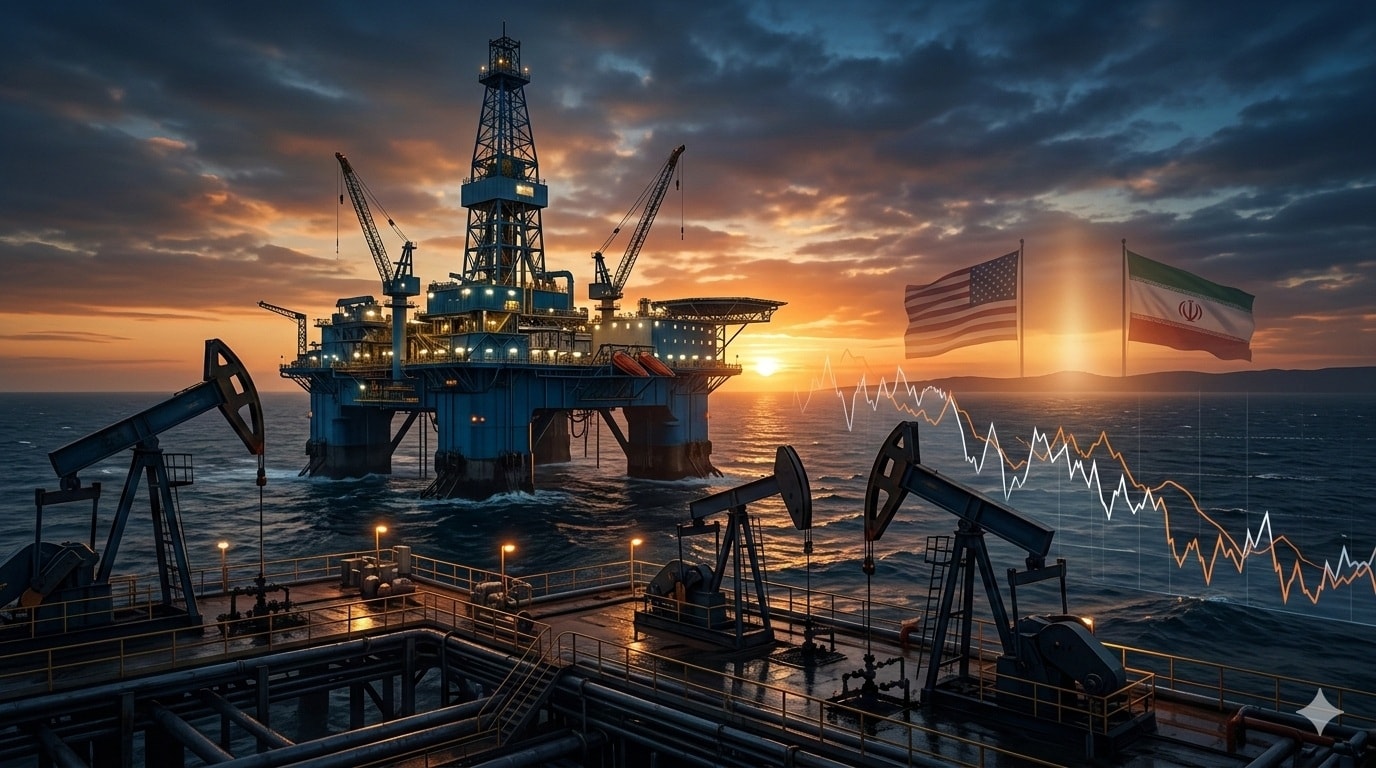 أسعار النفط تتراجع أسبوعيًا مع استمرار المحادثات الأميركية الإيرانية لتهدئة مخاوف الإمدادات. (AI)