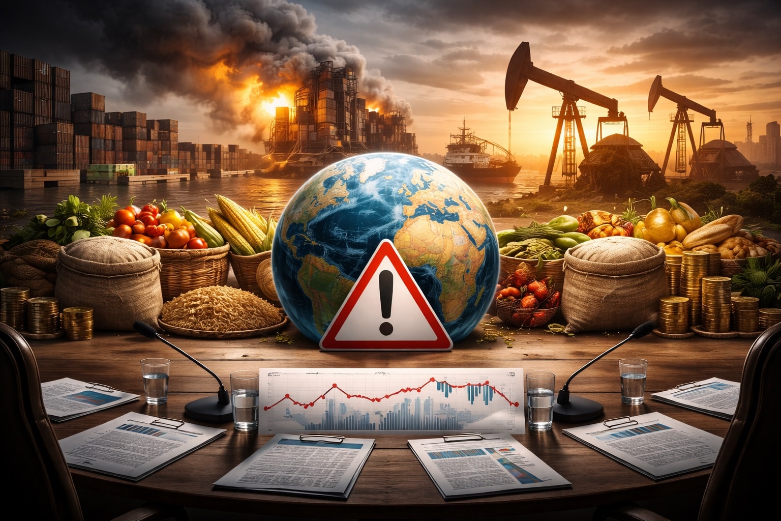 تحذيرات دولية من أزمة معيشية عالمية مع تصاعد أسعار الطاقة وتهديد الأمن الغذائي(AI)