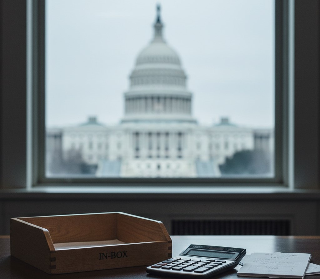 خلافات الكونغرس تجمّد العمل الفيدرالي ai