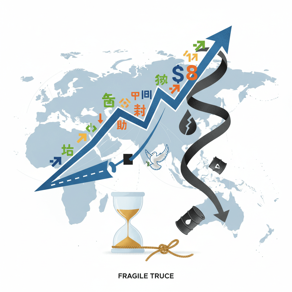 Asian Markets Rally on Iran Ceasefire News; Oil Prices Plunge