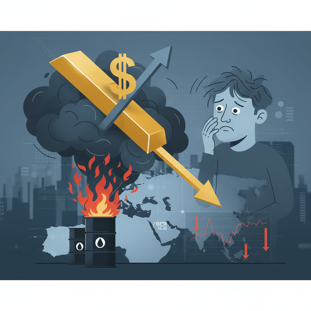 Gold Prices Dip Amid Dollar Strength, Inflation Fears