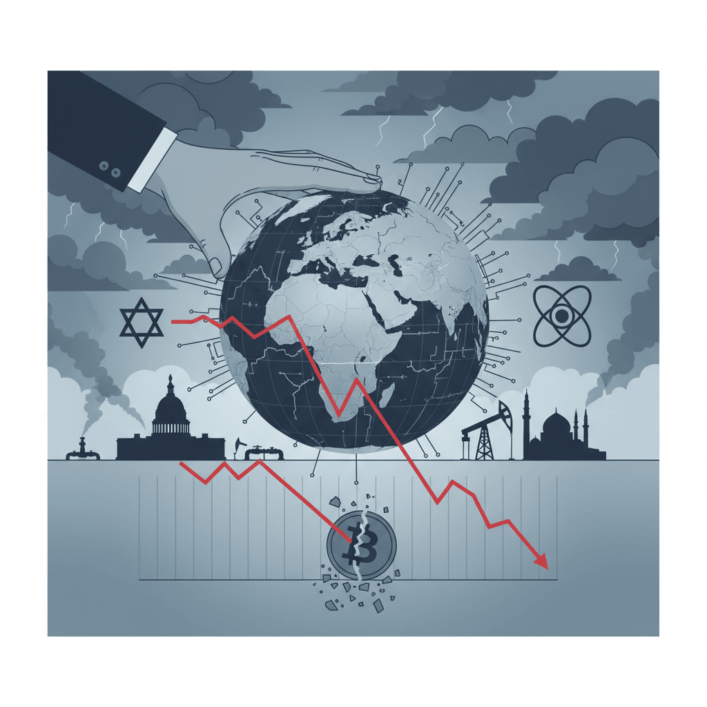 Geopolitical Tensions Trigger Cryptocurrency Market Downturn