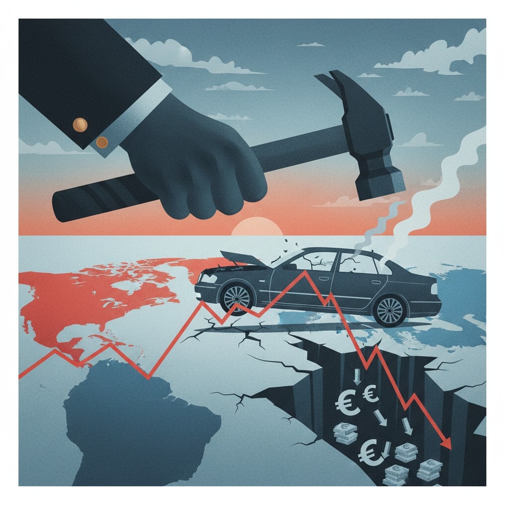 German Auto Industry Faces Billions in Losses as Trump Threatens Tariff Hike