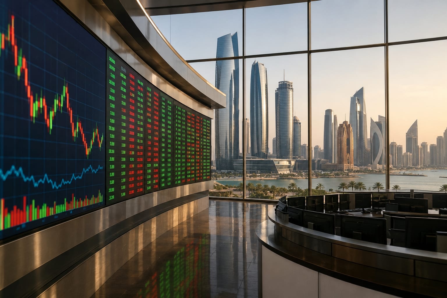 بورصات الخليج تتباين وسط ترقب محادثات واشنطن وطهران ai