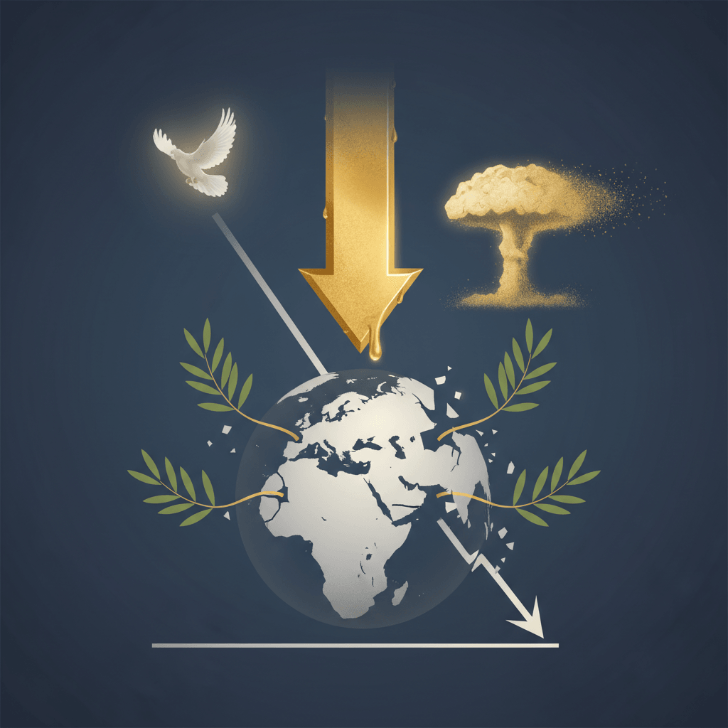 Gold Prices Plunge Amid Potential De-escalation in Middle East Conflict