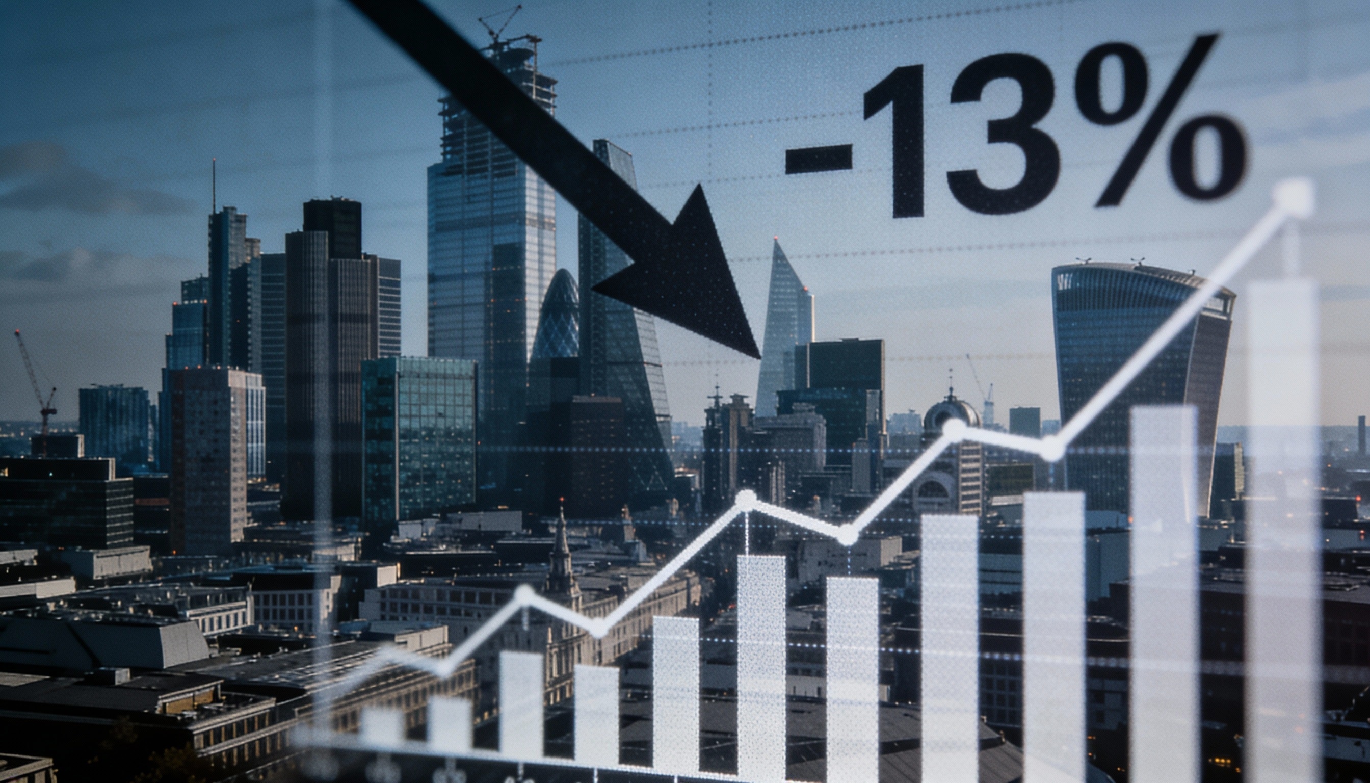 تراجع التوظيف في مدينة لندن 13% (Ai)