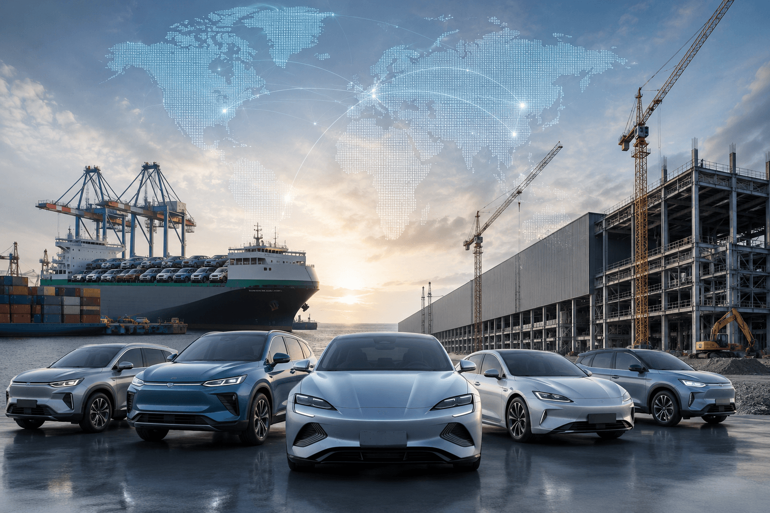 (ai)صادرات السيارات الكهربائية تقود توسع BYD العالمي
