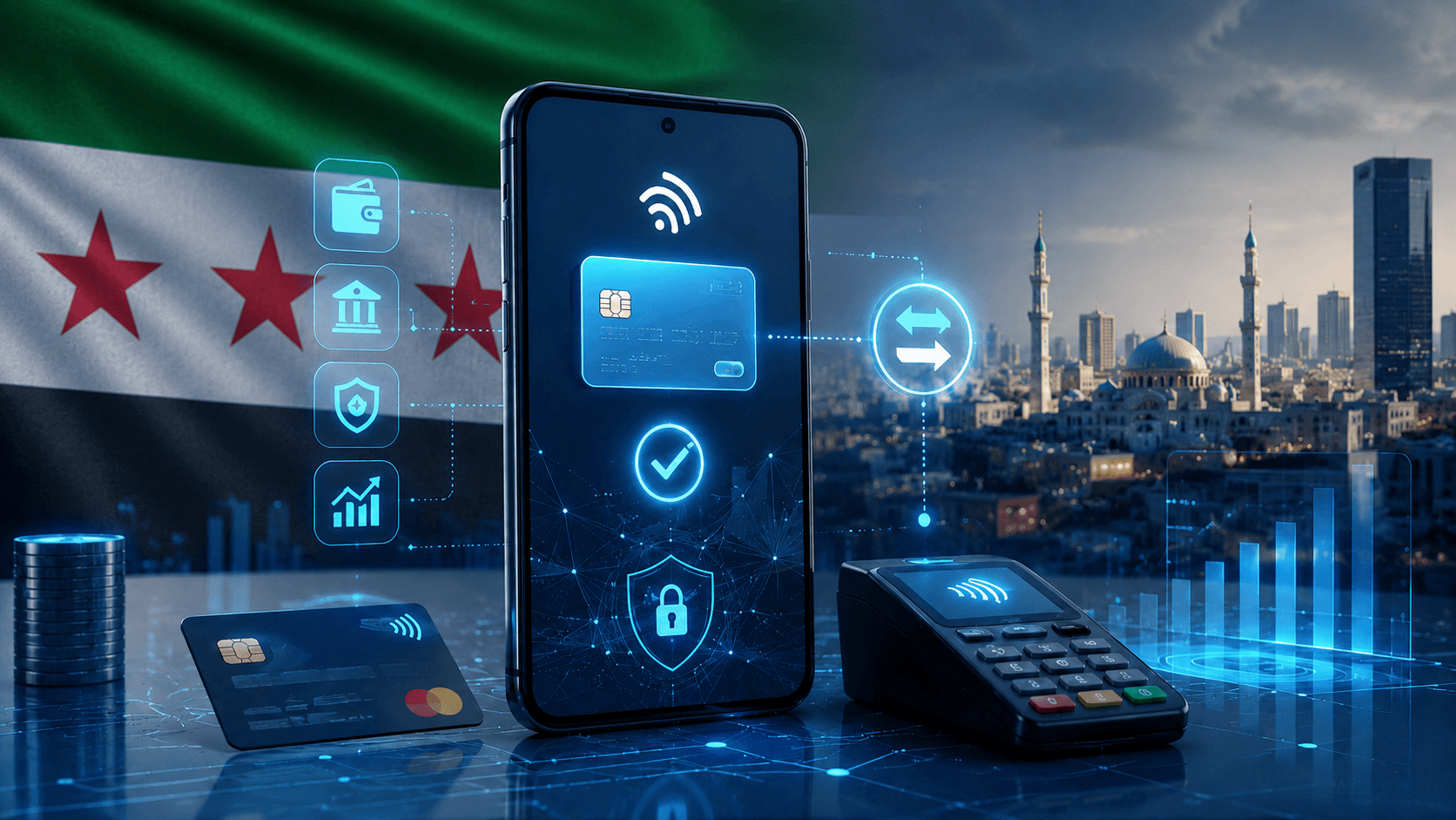 المصرف المركزي السوري يوسع خدمات الدفع الرقمي ويعزز التحول المالي