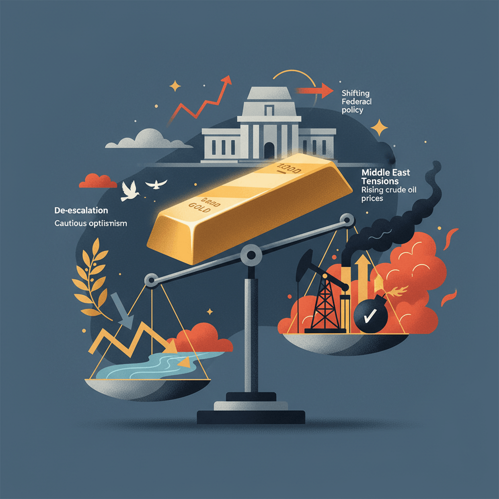 Gold Prices Steady Amid Cautious Optimism Regarding Middle East Tensions