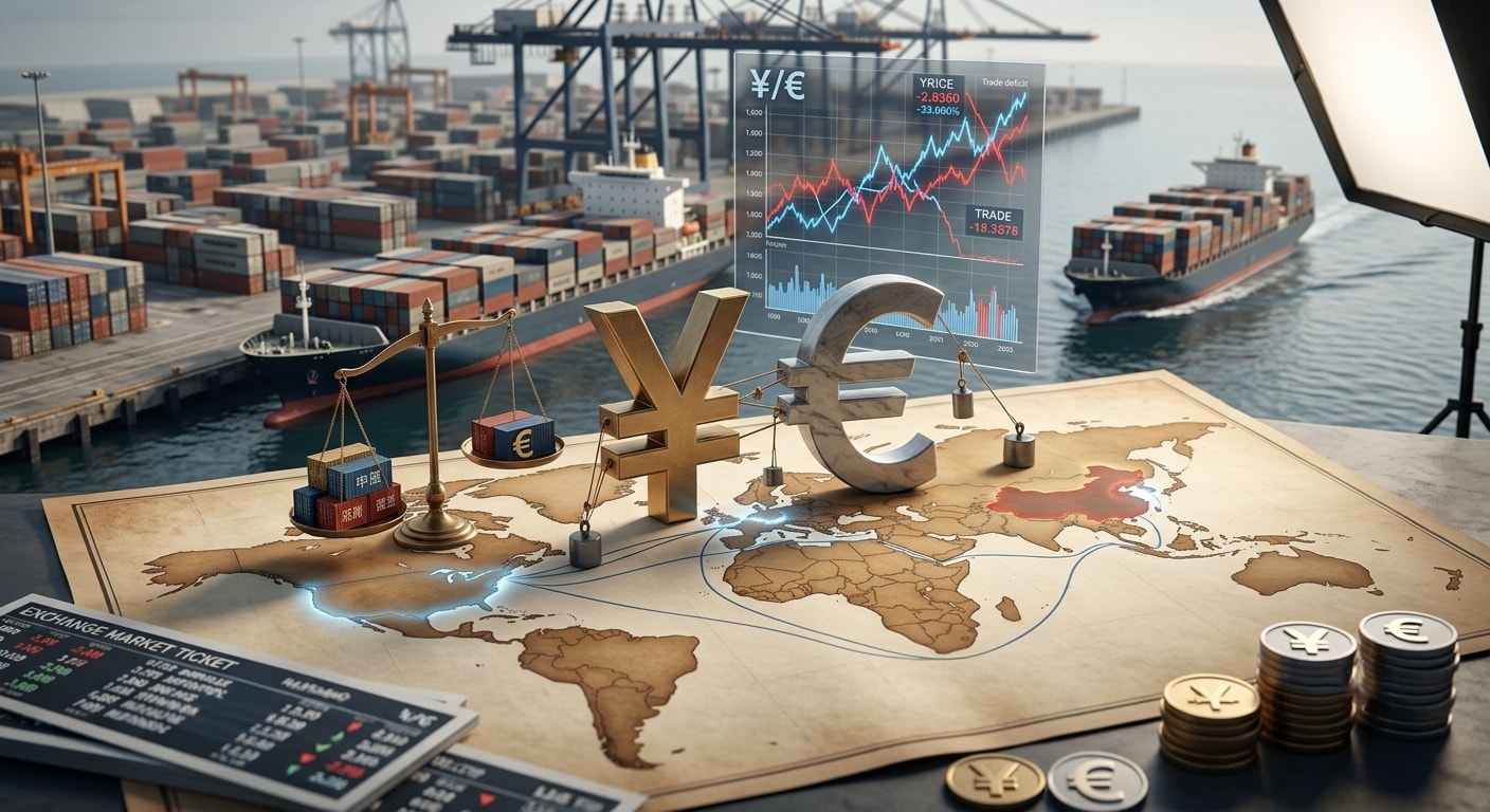 اليوان وسط التوتر التجاري ai