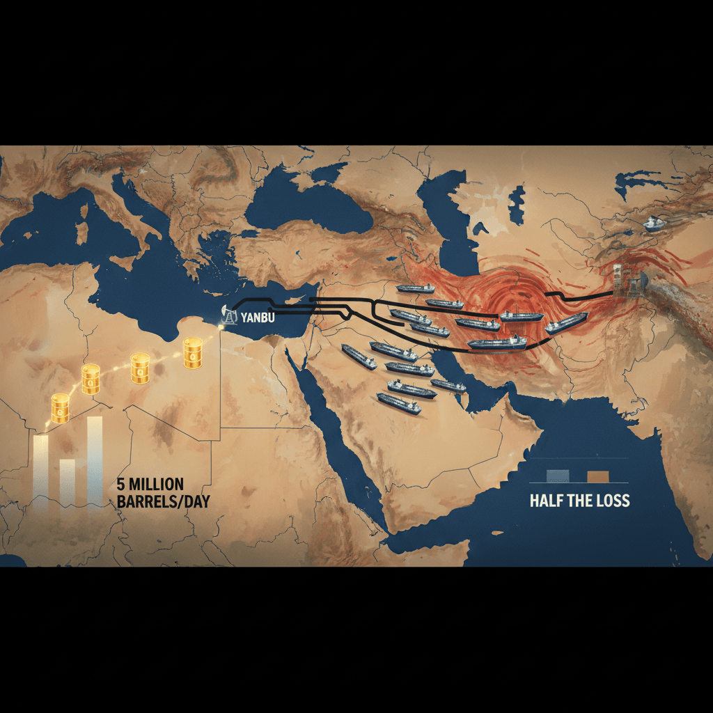 Saudi Arabia Ramps Up Red Sea Oil Exports Amid Persian Gulf Disruptions